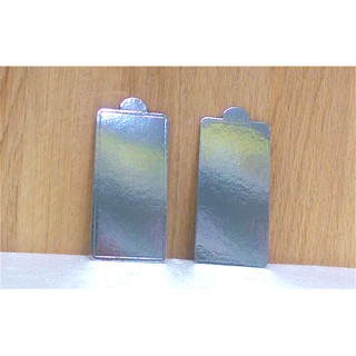 Đế Lót Bánh Kem 2 Màu Bạc - 5.2cm x 10.5cm( 50 Cái)