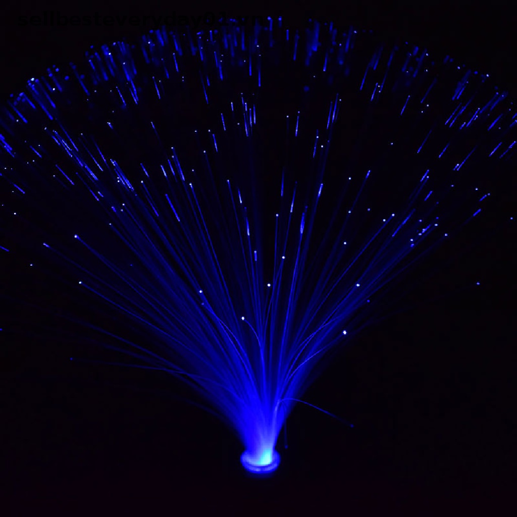 (Toy * *) Đèn LED Sợi Quang Ánh Sáng Ban Đêm Đầy Màu Sắc Trang Trí Nhà Cửa Tiệc Cưới Giáng Sinh