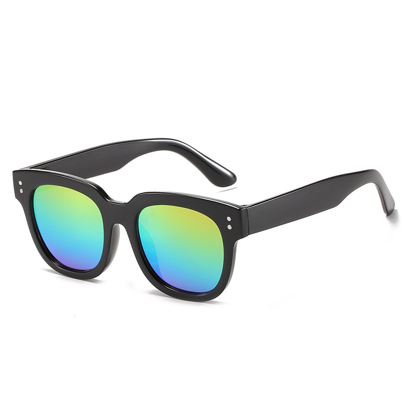 Kính Mát Gọng Vuông Chống Tia UV Phong Cách Hàn Quốc Thời Trang Cho Bé Trai Và Gái