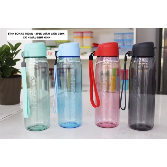 Bình nước Lohas flask 750ml đủ màu