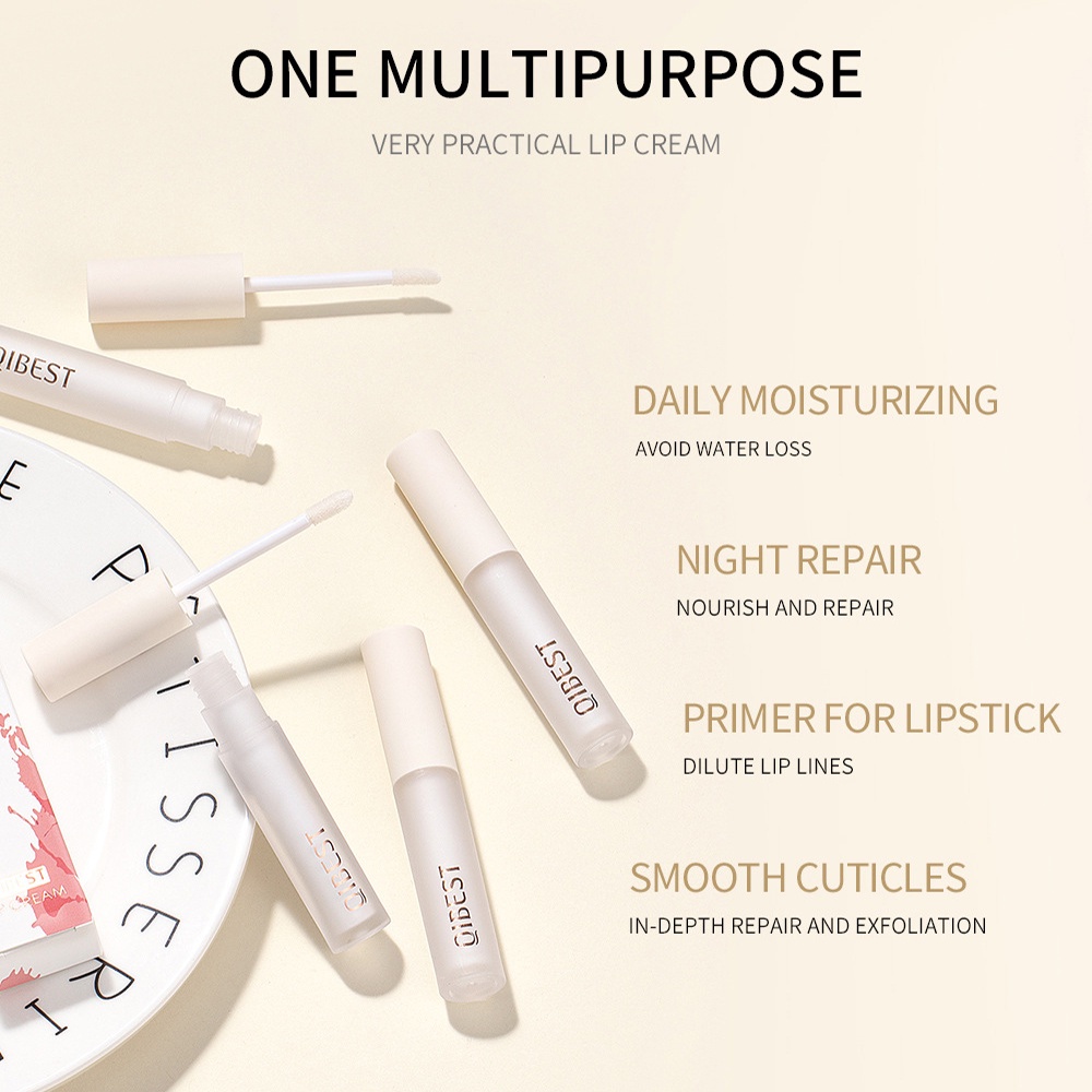 [Hàng mới về] Son lót Qibest chiết xuất bơ hạt mỡ dưỡng ẩm chống thấm nước lâu trôi