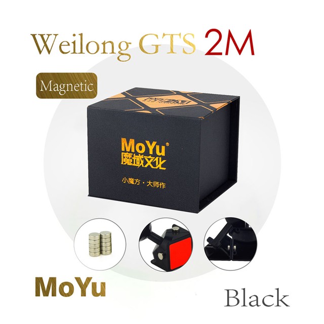 [Mã LIFE0503TOYS1 giảm 10% đơn 150k] Rubik 3x3 MoYu WeiLong GTS V2 M / GTS2M 3x3x3 WCA Edition Có Nam Châm