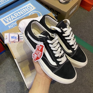 Giày vans old skool hàng 1:1 trung cổ thấp Giày sneakers thể thao nam nữ Vans old đen