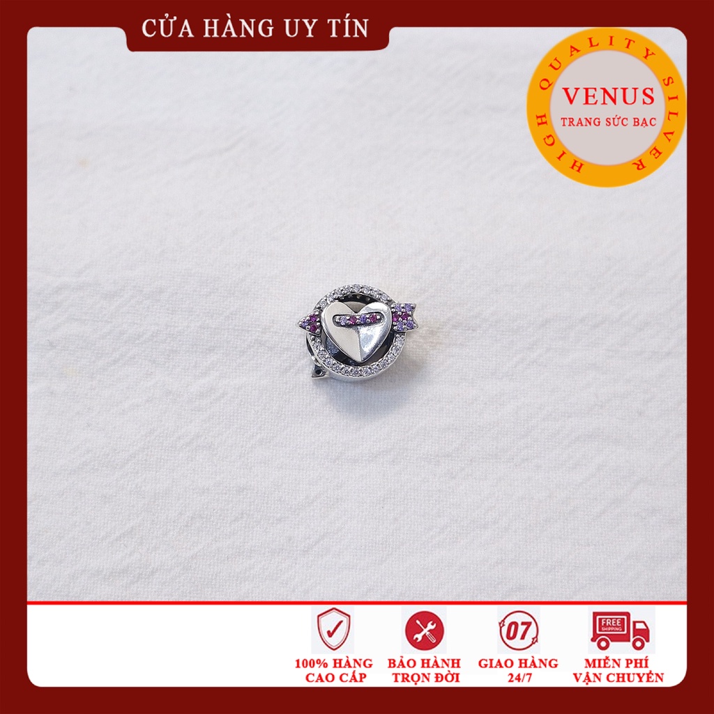 [Charm bạc 925 cao cấp] Charm bạc hình đĩa bay- Mã sản phẩm VENUSS19