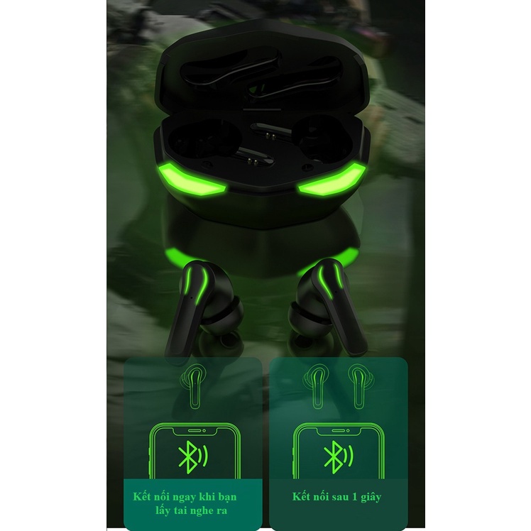Tai Nghe Gaming Bluetooth V5.0+EDR /Tai Nghe Kết Hợp Đèn Led K1
