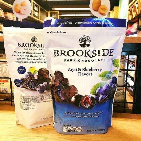 Socola Đắng Nhân Việt Quất Brookside 907g