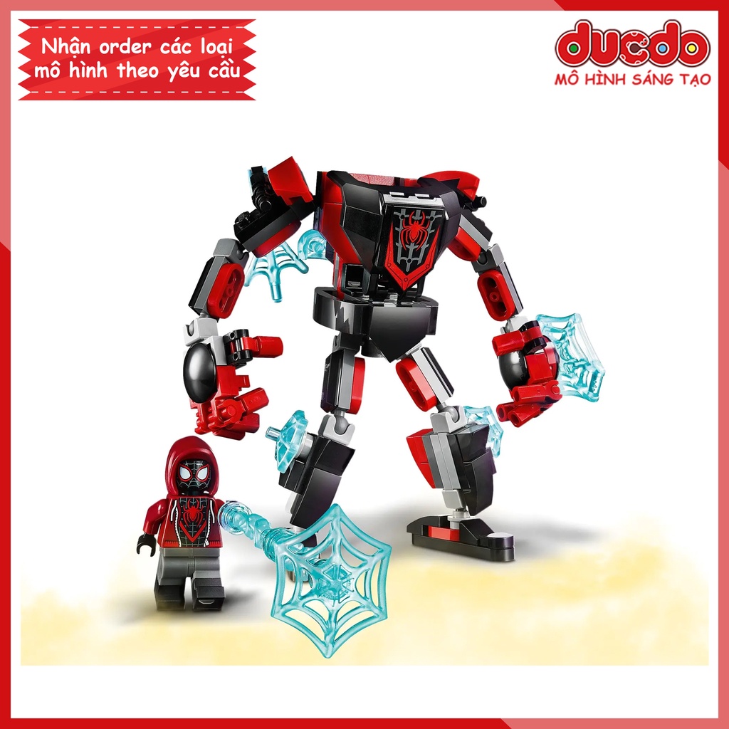 TANK 11635 Lắp ghép Chiến giáp người nhện Miles Morales - Đồ chơi Xếp hình Mô hình Iron Man 76171 BLA LRI