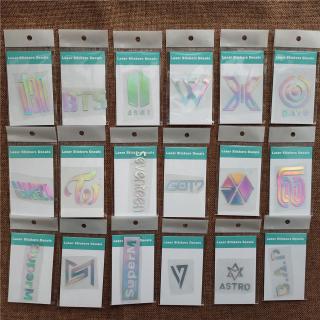 Sticker Trang Trí Hình Nhóm Nhạc Kpop Exo Ikon Days Seventeen Got7