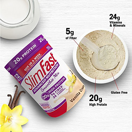 Sữa bột giảm cân SLIMFAST Advanced Nutrition Smoothie Mix 324g của Mỹ