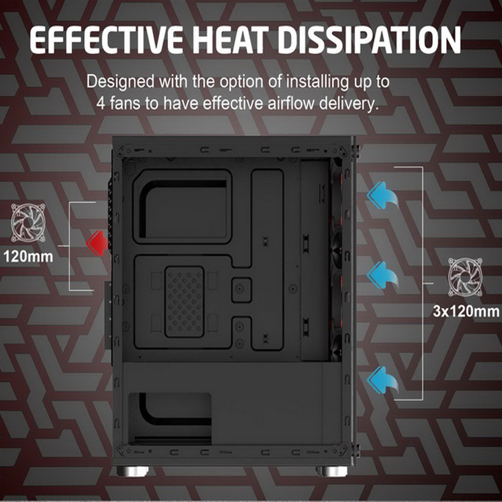 [Chính Hãng] Thùng máy Xigmatek NYX - M-ATX - 2 SIDE TEMPERED GLASS New | BigBuy360 - bigbuy360.vn