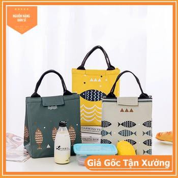 [Xả kho-FreeShip Đơn Từ 50K] Túi đựng hộp cơm giữ nhiệt cao cấp hình cá 2021 | BigBuy360 - bigbuy360.vn