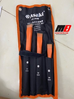 BỘ ĐỤC SẮT 3 CHI TIẾT ASAKI AK-9629