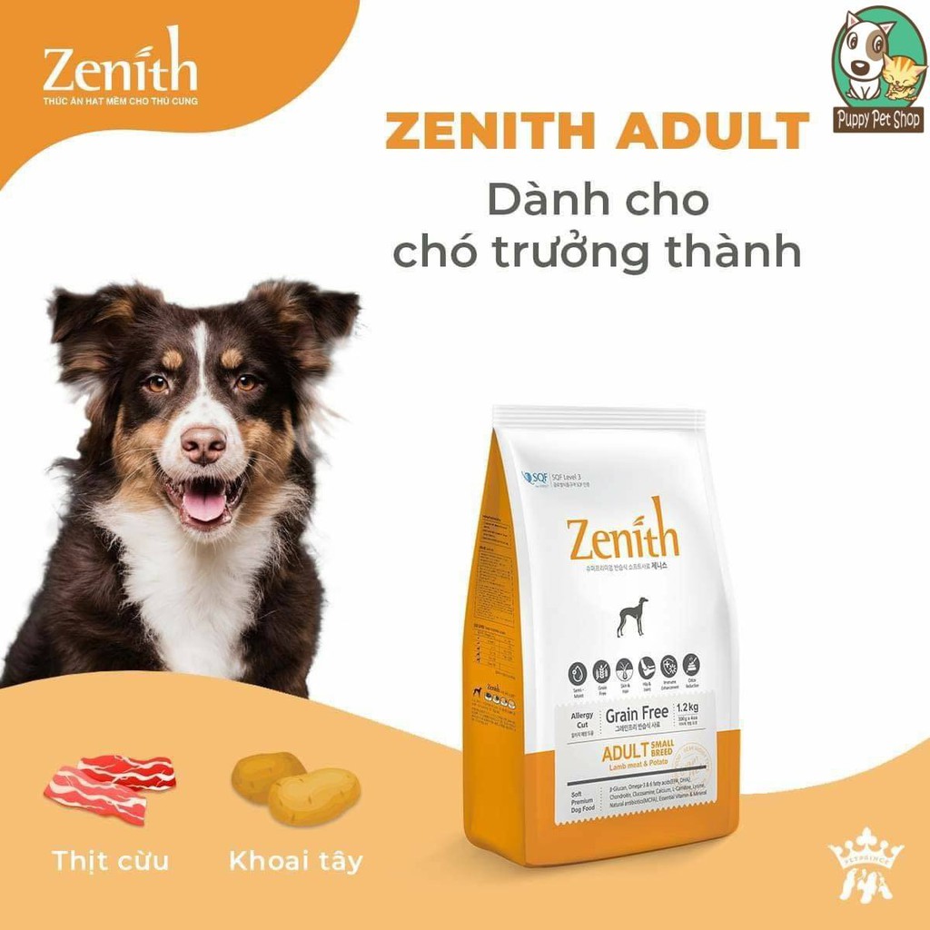 Thức Ăn Mềm Cho Chó Trưởng Thành Zenith Adult 1,2kg