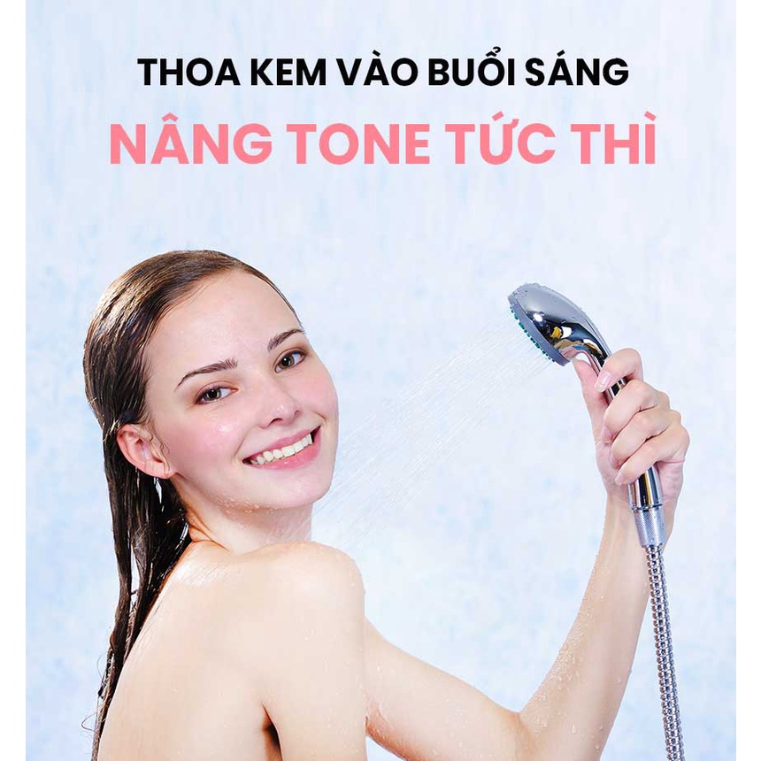 Kem Dưỡng Trắng Nâng Tone Da , Chống Nắng Cao Cấp Whisis Premium Collagen Whitening Body Lotion Hàn Quốc 200ml