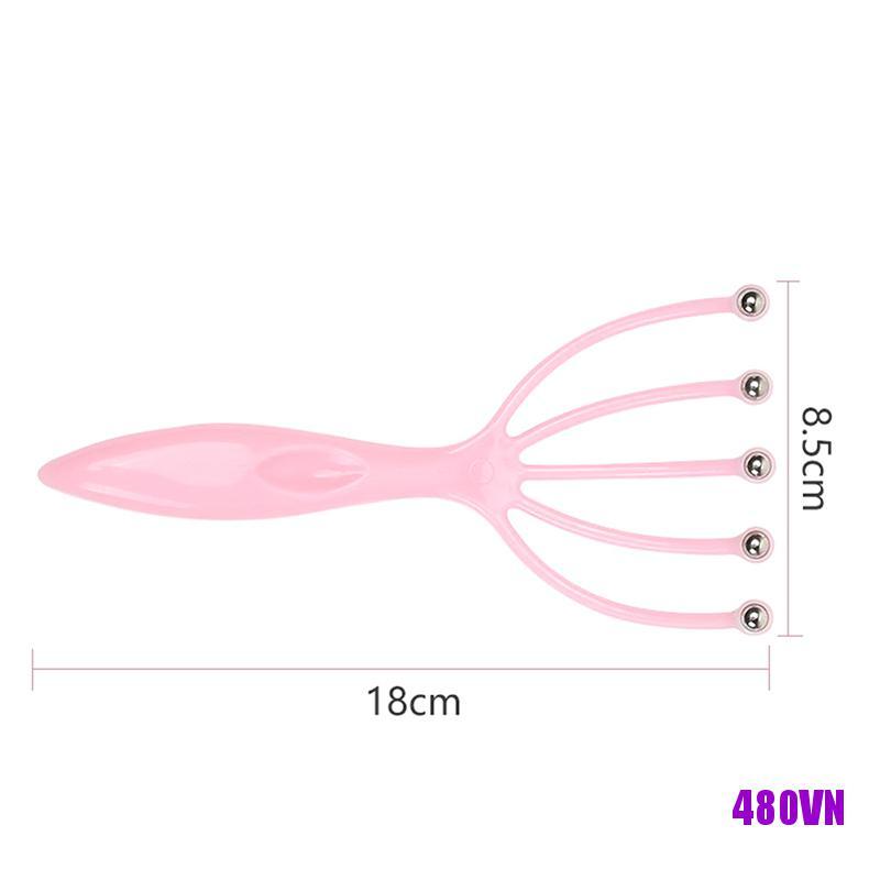 [Hàng mới về] Vuốt mát-xa bi thép thư giãn da đầu chăm sóc sức khỏe