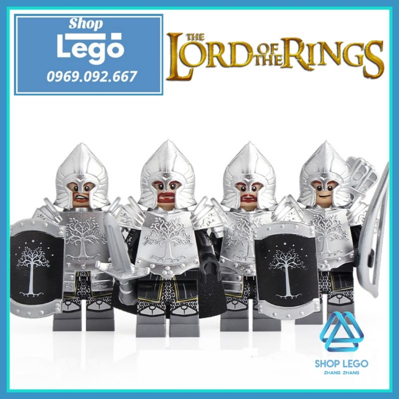 Xếp hình Đội quân Gondor trong chúa tể những chiếc nhẫn - The lord of the Rings Lego Minifigures Koruit KT1015