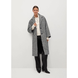 Áo dạ Mango dáng oversized xuất dư