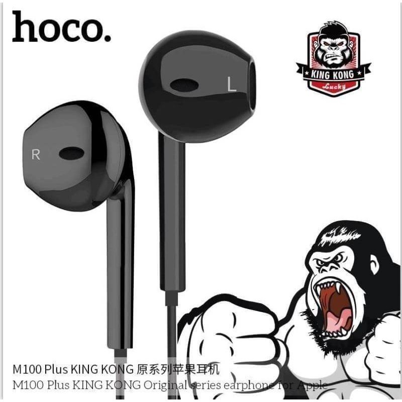 Tai nghe nhét tai Hoco M100 plus âm thanh Super Bass sử dụng Jack 3.5mm cho iPhone ( đen/trắng/hồng )