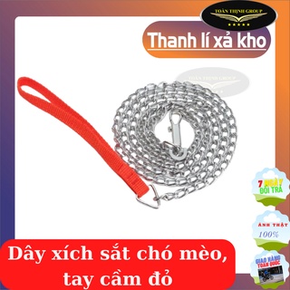 Dây xích chó mèo chất liệu sắt đảm bảo chất lượng, chắc chắn