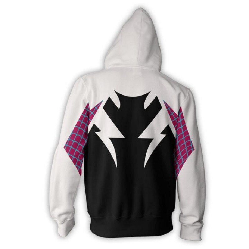 Spider Man Zipper Hoodie Gwen Jacket Outerwear | BigBuy360 - bigbuy360.vn