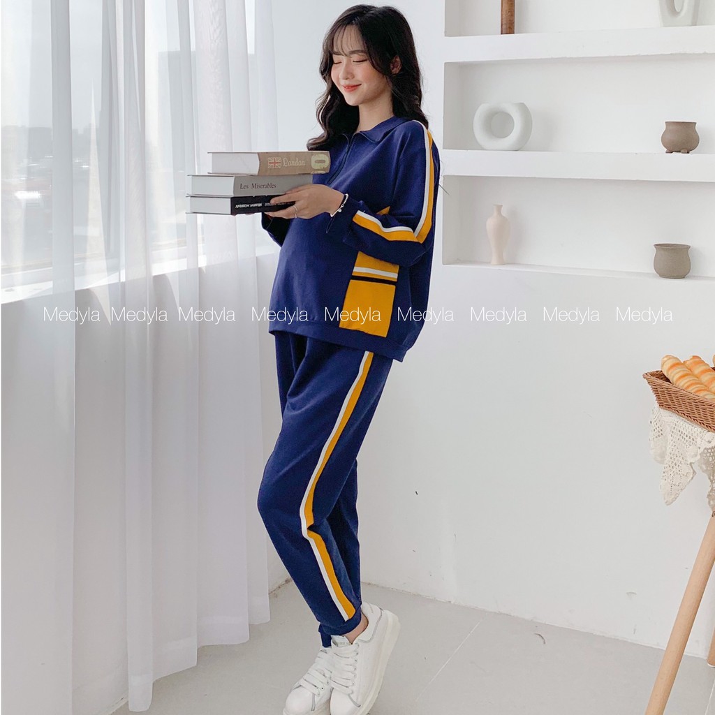 MEDYLA - Đồ bầu thu đông Hoodie nỉ da cá dày dặn - DBH005 | BigBuy360 - bigbuy360.vn