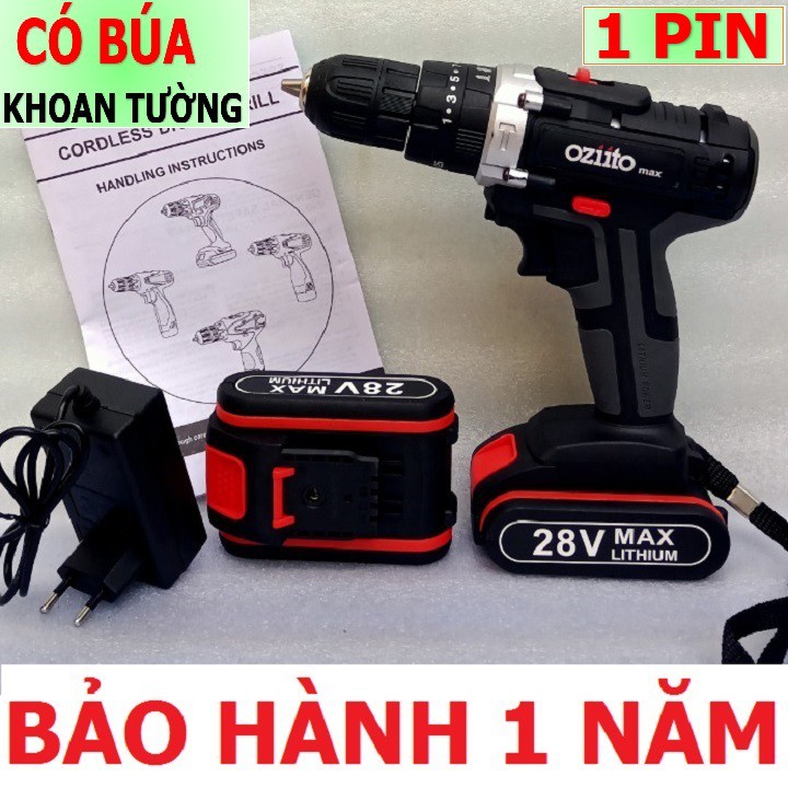 MÁY KHOAN PIN OZITO 26V 1 PIN - BẢO HÀNH 1 NĂM - CHẤT LƯỢNG CỰC TỐT