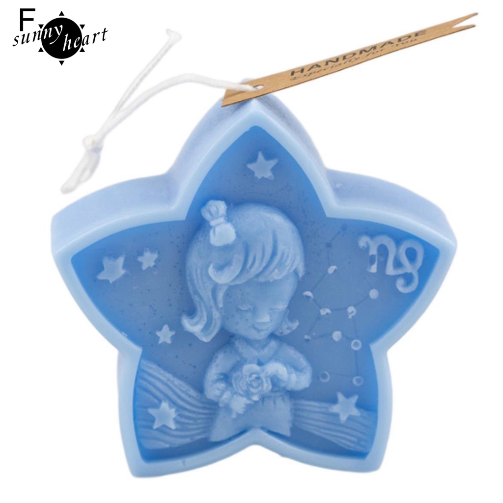 Nến Sáp Thơm Hình Ngôi Sao Tinh Tế Cho Phòng Khách