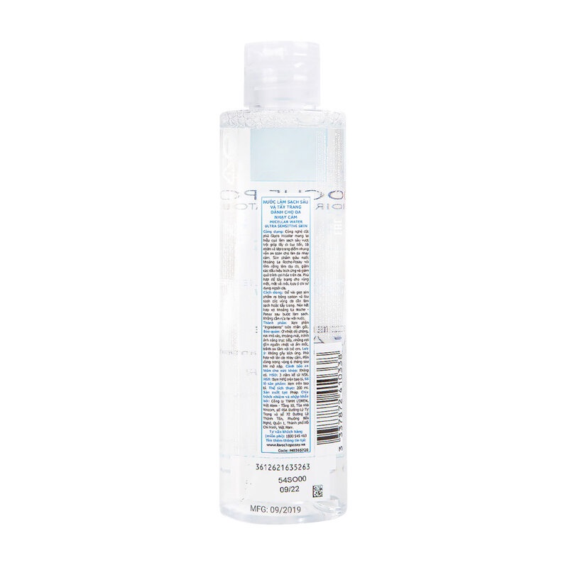 La Roche-Posay Nước Tẩy Trang Giàu Khoáng Cho Da Nhạy Cảm La Roche-Posay Micellar Water Ultra Sensitive Skin 200Ml