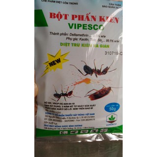 Bộ 10 gói Phấn bột diệt kiến VIPESCO (500gram)