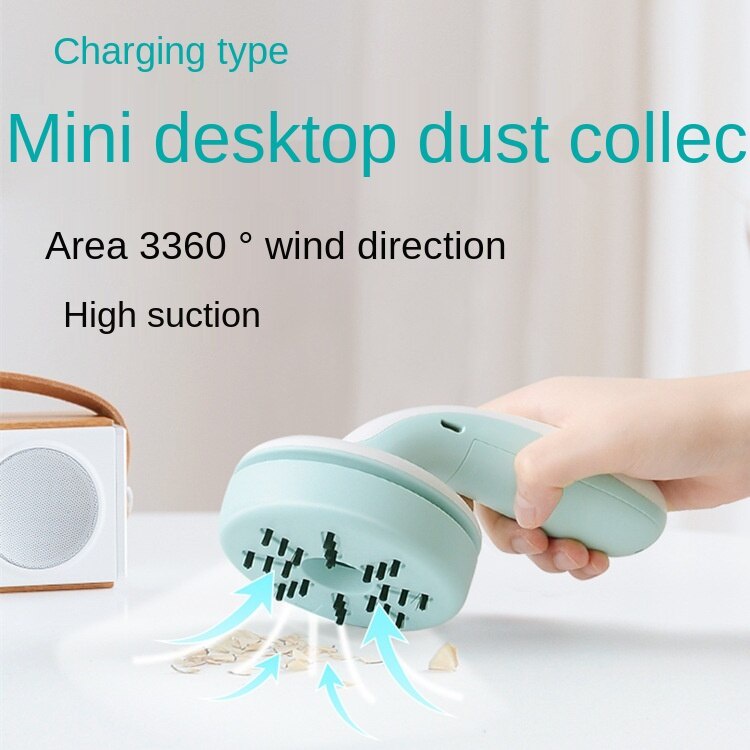 Máy Hút Bụi Mini C500 Để Bàn Sạc USB Tiện Lợi