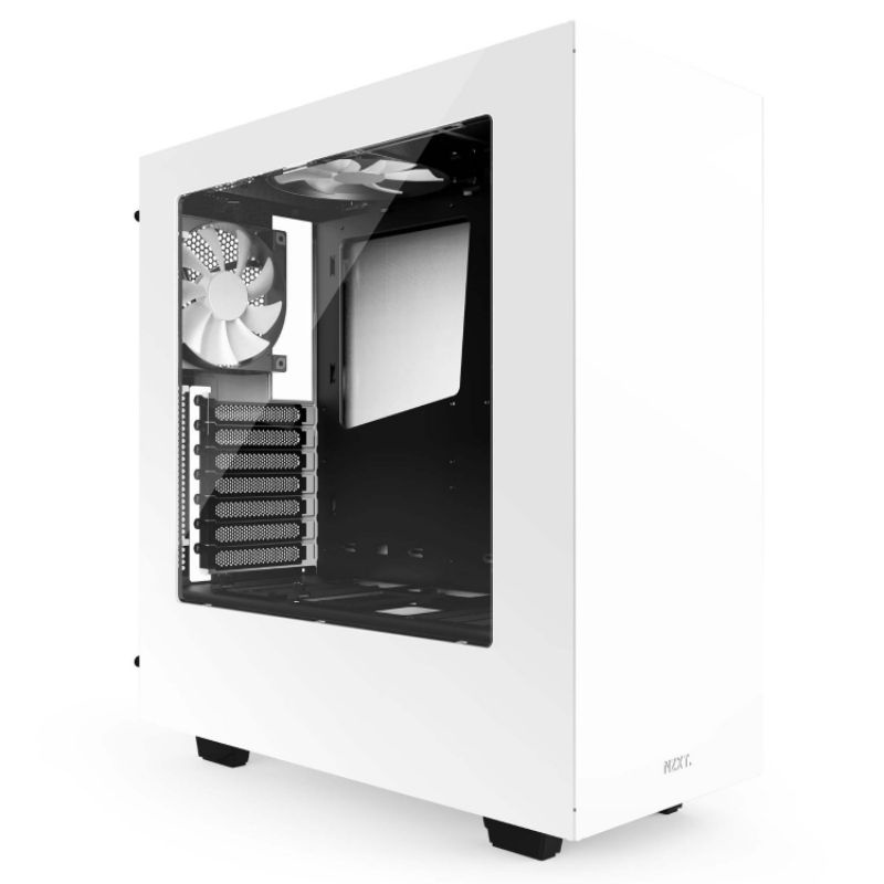 Case nzxt trắng + 3 fan thermaltake tt riing có bộ Hub riêng | BigBuy360 - bigbuy360.vn