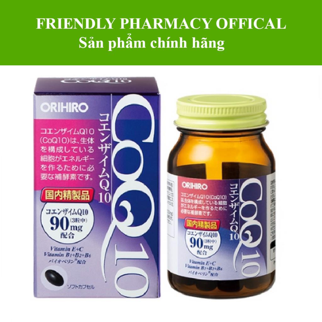Coenzyme Q10 Orihiro 90 viên- Viên uống hỗ trợ tim mạch, giảm cholesterol, chống oxy hóa, làm đẹp da