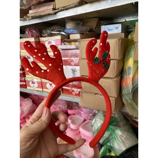 Bờm Tóc Giáng Sinh Ông Già Noel Sừng Tuần Lộc  Đáng Yêu Cute