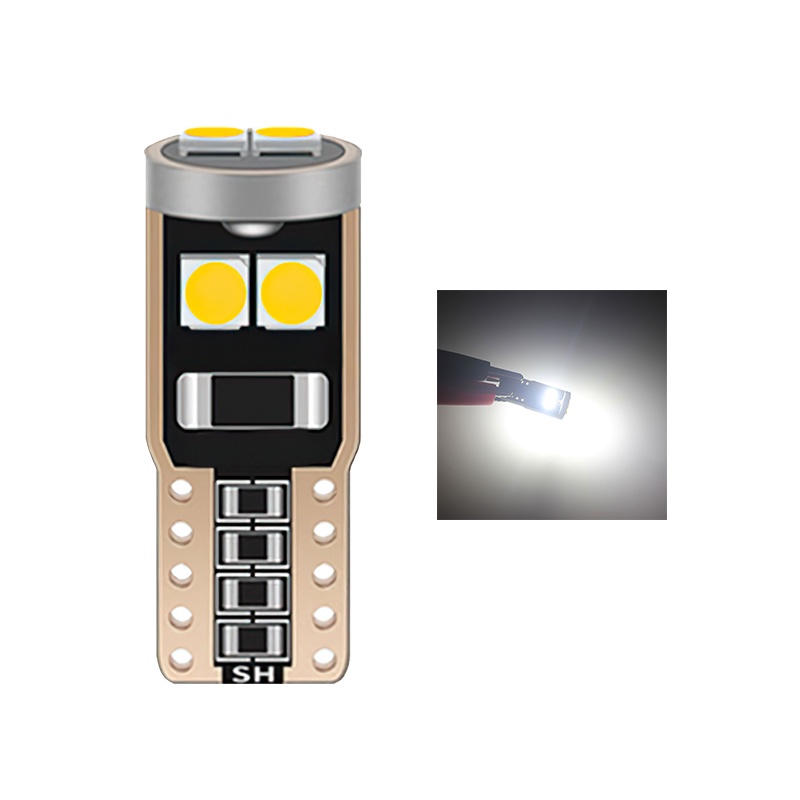 Bóng Đèn LED,  đèn led T10 3030-6SMD,  chuyên dụng cho ô tô, Gắn Trần Xe Hơi Chuyên Dụng. sáng, tiện lợi mang theo.