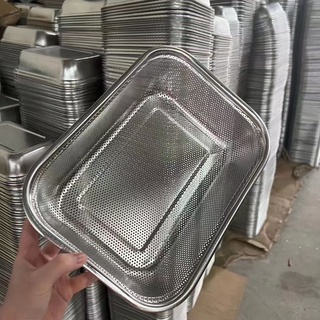 rổ inox dày chữ nhật