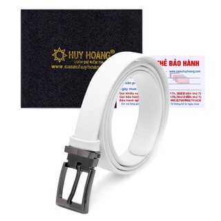 Thắt lưng nữ Huy Hoàng cỡ lớn màu trắng XH5136