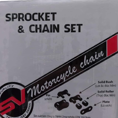 Bộ Nhông Sên Dĩa Thương Hiệu SPROCKET & CHAIN SET, Dùng Cho Xe Dream, Wave, Hàng Nhập Khẩu, Bao Xài