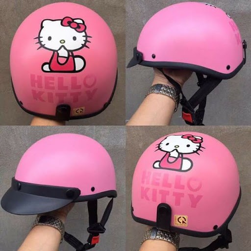 Nón bảo hiểm Hello kitty