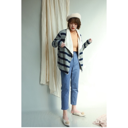 Áo khoác len cổ lông Spring Field | BigBuy360 - bigbuy360.vn