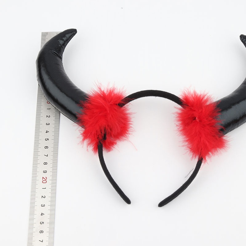 Cài Tóc Hình Sừng Bò Phong Cách Gothic Cho Tiệc Halloween