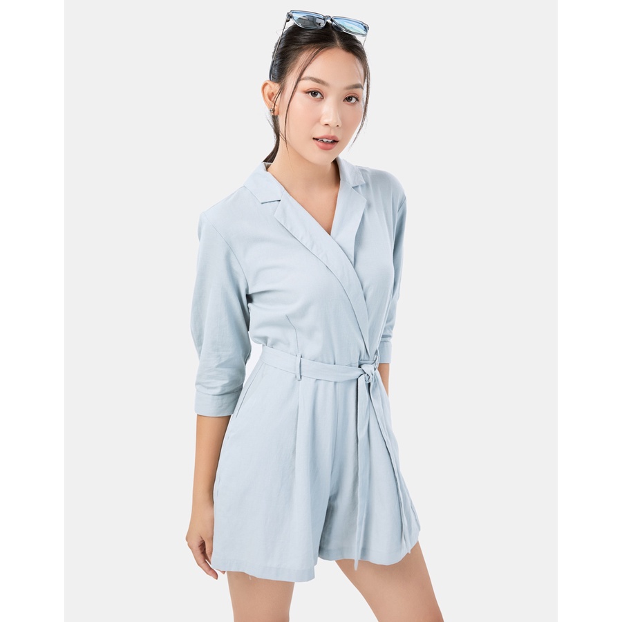 Jumsuit Thời Trang JUNO Linen Ngắn JNJUM005