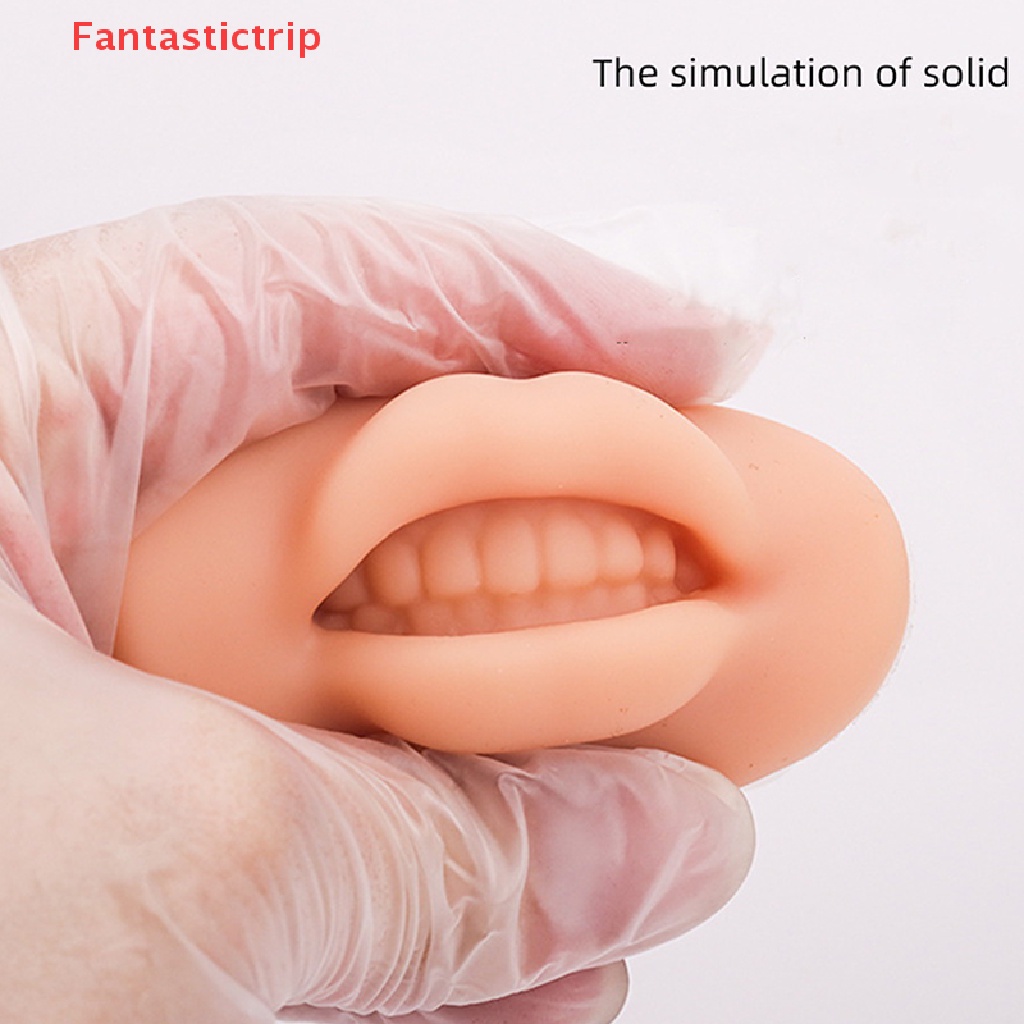 Mô Hình Mặt Người Bằng Silicon 5D Dùng Thực Hành Trang Điểm Xăm Môi