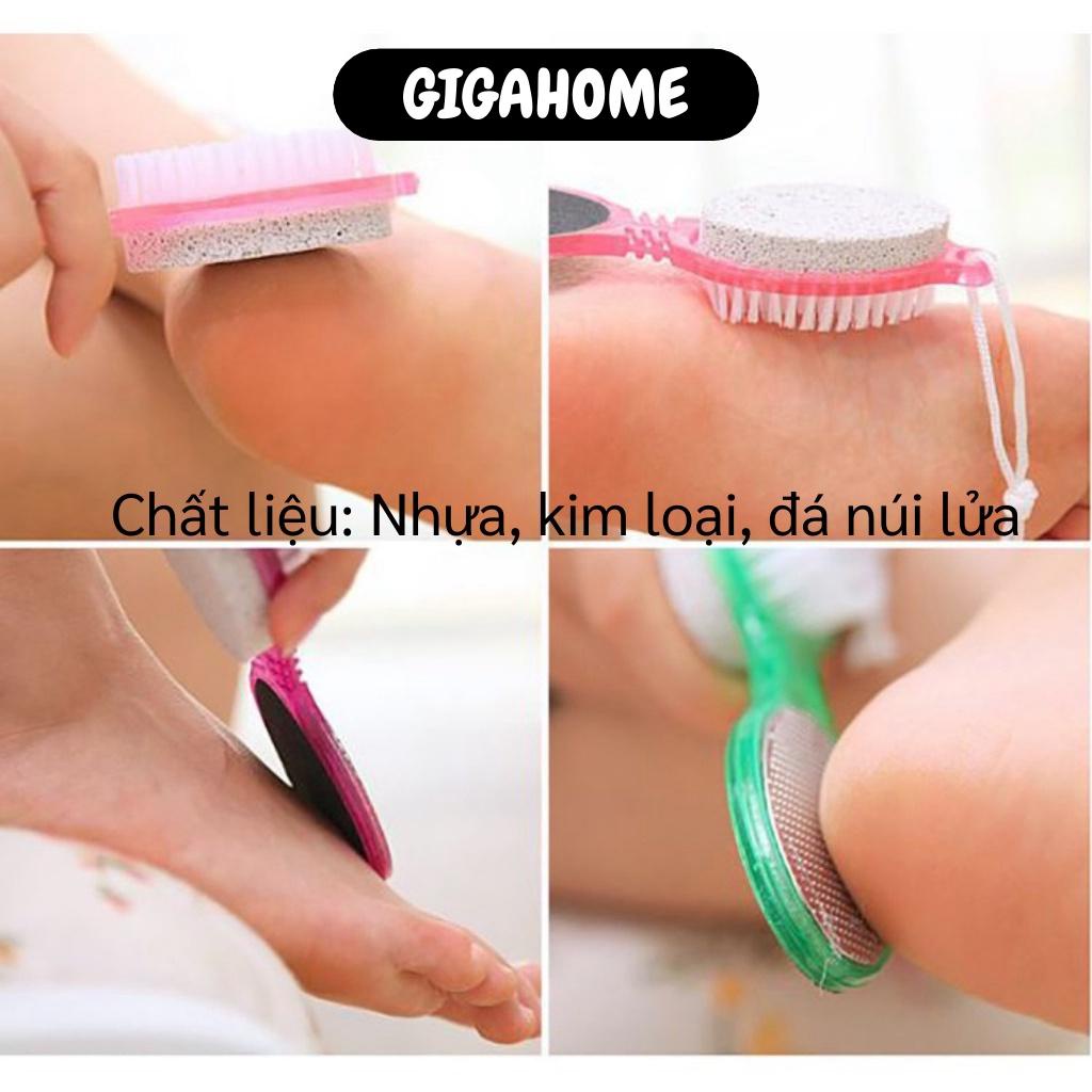 Đá bọt biển chà gót chân tẩy tế bào chết đa chức năng GILA HOME thiết kế tay cầm tiện lợi dễ sử dụng