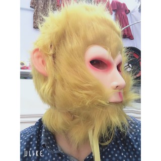 mặt nạ hóa trang tôn ngộ không có lông cao cấp mã YAS22 Bsp17