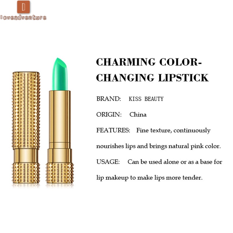 Aloe Vera Color Changing Lipstick Moisturizing Nature Lip Balm Long Lasting Nourish Lips Care Makeup