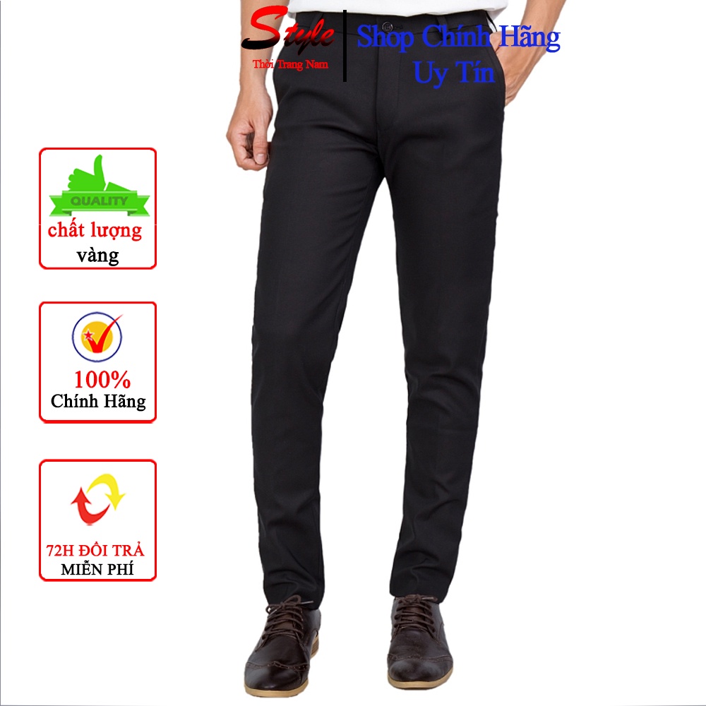 (Hàng sịn ) Quần Âu Nam Đẹp KOREA vải mịn co dãn màu ghi nhạt, ghi đậm, đen, xanh đen [Thời trang nam]