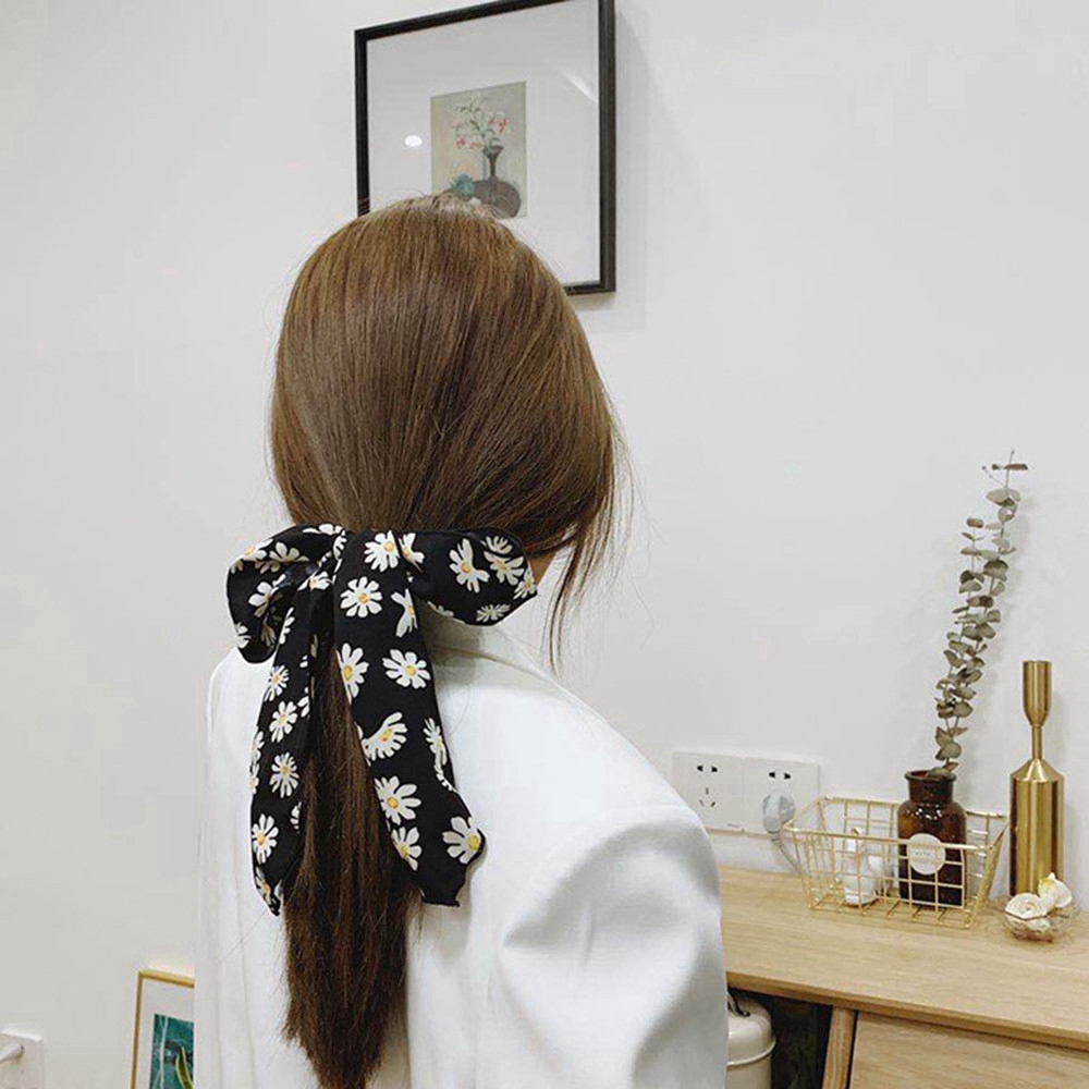 Dây Buộc Tóc Hình Hoa Cúc Xinh Xắn Dành Cho Nữ