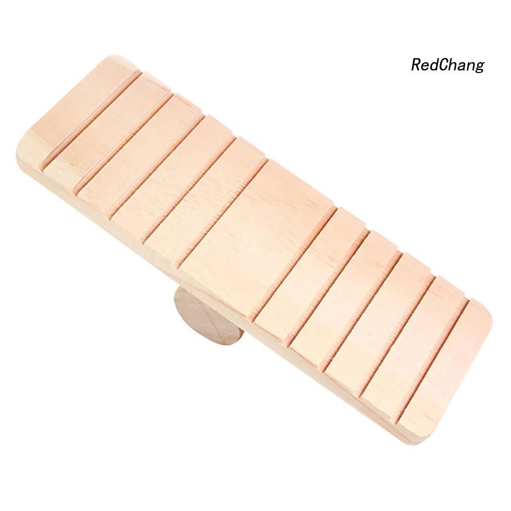 Cầu gỗ bập bênh chống trượt dành cho chuột hamster
