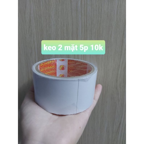 Keo 2 mặt 1p/2p/5p