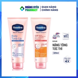 Serum dưỡng trắng chống nắng Vaseline 50X - Vaseline body tone up